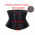 22cm Short 3 Layers Latex Waist Trainer Corset 9 Steel Bones Shapewear Body Shapers Women Corset Slimming Belt Waist Shaper 9052.