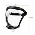 Protection Mask Splashproof Transparent Facial Protector Face FaceMask Protective Outdoor Safety Mask Head Cover Work Protection.