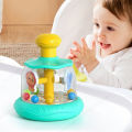 Baby 0 12 24 36 Months Early Education Rotating Push and Spin Carousel Activity Exercise Coordination Skills Toys Games.