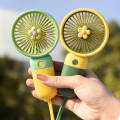 Smart Hand Fan cute handheld cooling Rechargeable Sports Pocket Mini Fan | Multicolor. 