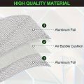 1 Roll 3.5mm-50x300cm Double-Sided Reflective Aluminum Foil Insulation Cotton Ideal for Windows RVs Garage Doors Pipe Room Roof.