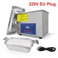 40KHZ Ultrasonic Cleaner Home Ultrasound Cleaning Machine For Jewelry Glasses Washing Bath Watches Denture Ultrasonic Cleaner. 