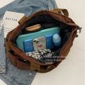 Casual Corduroy Messenger Bags Large Capacity Commuter Mummy Portable Shoulder Bag Multi Layers Camping Tote Bags.