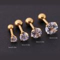 4 Pairs/set Elegant & Sparkling Faux Diamond Stud Earrings - Hypoallergenic Stainless Steel for Everyday Glamor & Special Occasi. 