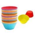 Cup Cake Mold Re-useable Silicone Cake Cup 100Pcs Paper Cake Cup Mini Cup Cases Wrapper Baking Paper CupCake Cup Cake Mold. 