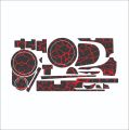 Printed PVC Engine stickers for cg125. 