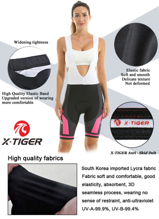 X-TIGER%20Women%20Cycling%20Bib%20Shorts%20Outdoor%20Wear%20Bike%207%20Hours%20Ride%20Padded%20Riding%20Bib%20Tights%20Bicycle%20Clothing%20Summer%20Outfit%20Clothes%20-%20Image%202