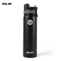 ESLNF Insulated 304 Stainless Steel Water Bottle 650ML Big Capacity Cycling Bottle Portable Drinking Water Bottle.