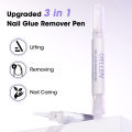 GELLEN Nail Glue Remover Pen 2 Pcs Press On Nails Remover Gel Off Quick Remove False Nails Acrylic Salon Quality Safe Natural. 