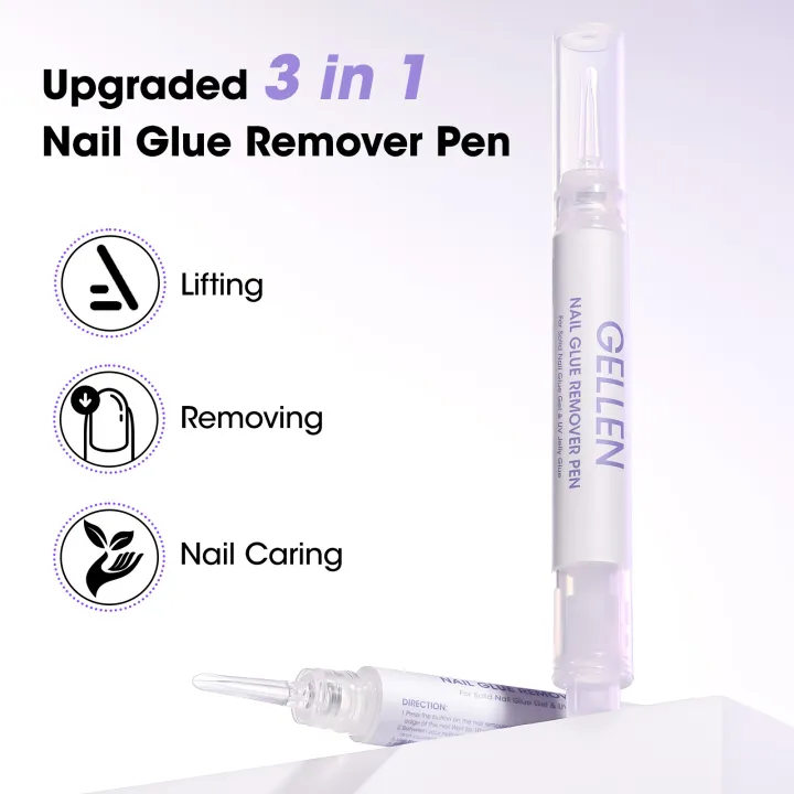 GELLEN%20Nail%20Glue%20Remover%20Pen%202%20Pcs%20Press%20On%20Nails%20Remover%20Gel%20Off%20Quick%20Remove%20False%20Nails%20Acrylic%20Salon%20Quality%20Safe%20Natural%20-%20Image%202