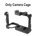 PULUZ Video Camera Cage For Sony ILME-FX30 / FX3 for Sony Camera Metal Cage Stabilizer Rig with NOTA Slider. 