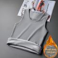 Men Thermal Underwear Man Sleeveless Vest Autumn WinterThermo Lingerie Men's Warm Top Thickening Thermo Vest Undershirt.
