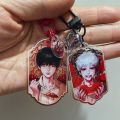The Summer Hikaru Died Yoshiki Tsujinaka Figure Acrylic Keychain Backpack Pendant Decoration Anime Keyring Props Fans . 