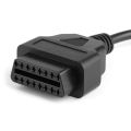 3 Pin to OBD2 Fault Code Scanner Motorcycle Diagnostic Cable Fit for Yamaha X MAX N MAX MT-125. 