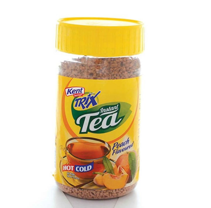 Kent Trix Instant Tea Hot and Cold  Peach Flavors 350 Gm