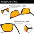 KINGSEVEN Design Blue Light Blocking Men Women Classical Retro Eye Protection Reduces Eye Strain Square Optical Lens Eyeglasses. 