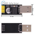ESP01 Programmer Adapter UART GPIO0 ESP-01 Adaptaterr ESP8266 CH340G USB to ESP8266 Serial Wireless Wifi Developent Board Module. 