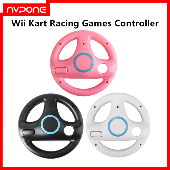 Color Game Racing Steering Wheel for Nintendo Wii Remote Controller ...