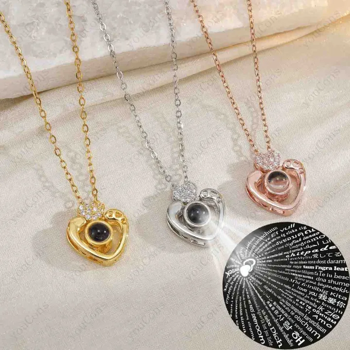 Elegant%20100%20Languages%20Projection%20Pendant%20Necklaces%20With%20Rose%20%20Box%20For%20Women%20Girlfriend%20Wife%20%20Valentine%20Jewelry%20-%20Image%202