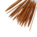 Bamboo Circular Needles 2.25CM-10CM Ring Knitting Double Cusp Crochet Hooks 40cm 60cm 80cm Long Smooth Sewing Tools Needle 18PCS. 