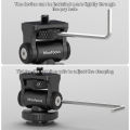 Minifocus DSLR Camera Monitor Mount 180° Tilt Adjustable Monitor Holder Flash LED Fill Light with Cold Shoe for   . 