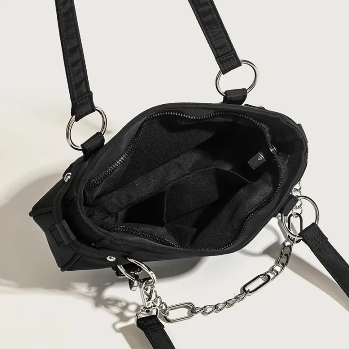JIOMAY%20Nylon%20Luxury%20Designer%20Handbags%20for%20Women%202024%20Spring%20and%20Summer%20Purses%20Travel%20Chain%20Totes%20Underarm%20Black%20Handsome%20Bags%20-%20Image%204