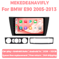 Android 14 Autoradio For BMW 3 Series bmw e90 E91 E92 E93 2005-2013 Multimedia Player Car Radio Support Wireless Carplay Auto bt.