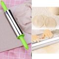 1 PC Stainless steel Rolling Pin Dough Roller With Plastic Handle (Belna) (بیلنا). 