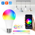 AC 220V 110V Tuya Smart Bluetooth LED Light Bulb E27 9W RGB Lamp APP Control Dimmable Lampada Timer Function Color Changeable. 