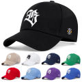 Unisex Gothic Letter Geometric Embroidery Baseball Caps Spring and Autumn Outdoor Adjustable Casual Hats Sunscreen Hat. 