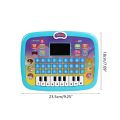 LCD Writing Tablet For Kids  26 English Words Kids Learning Educational Tablet With Led Screen. 