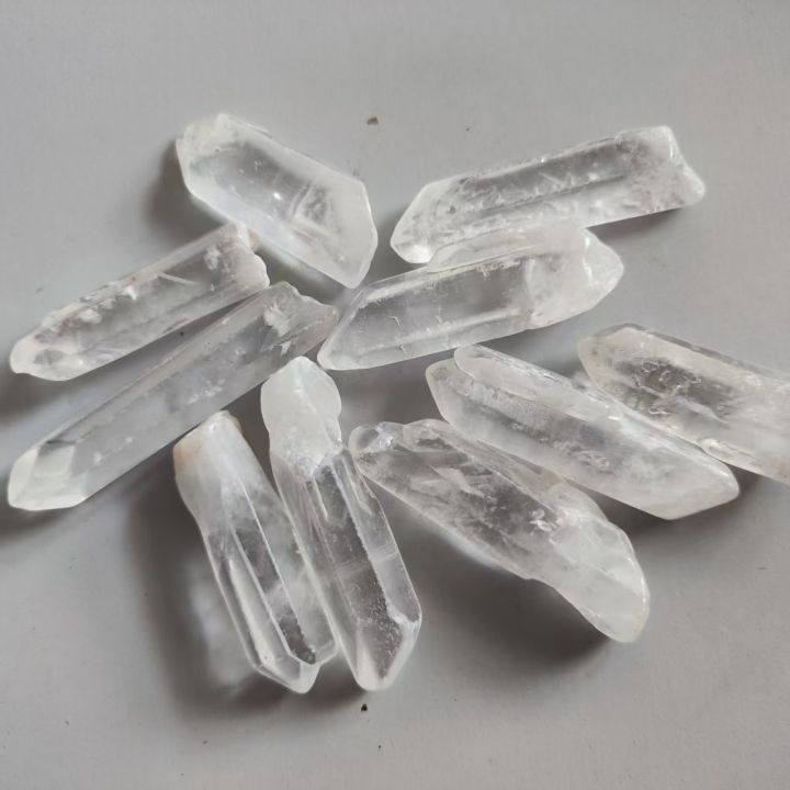 Quartz Column Natural White Crystal Quartz Column Rock Crystal Cluster Clear Quartz ...
