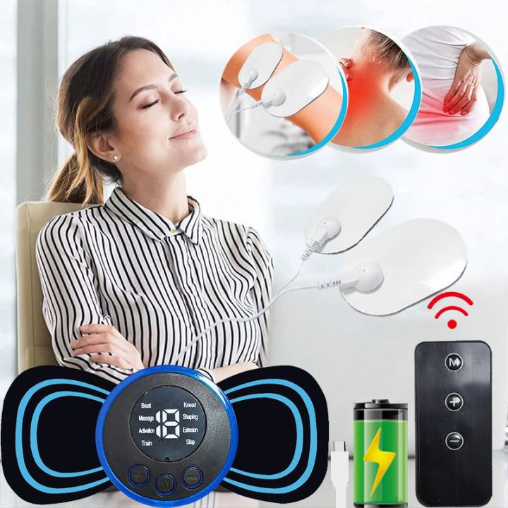 Control Patch Remote Mini Cervical Spine Patch Remote Control and Portable Massager with ...
