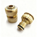 2/6Pcs Brass Garden Hose Quick Connector Set Fit 1/2" 3/4" Male Thread Faucet Sprinkler Nozzle for Yard Lawn Plant Watering. 