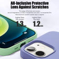 Hot selling liquid silicone phone case for iPhone 14 13 12 11 pro Max soft shockproof cover skin friendly phone case with velvet inside. 