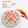 13-35cm Stainless Steel Round Bbq Net With Foot Barbecue Round Cooling Baking Rack Camping Outdoor Mesh Wire Net. 