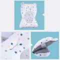 Baby Bath Seat Support Mat Foldable Bath Tub Pad &amp Chair Newborn Bathtub Pillow Infant Anti-Slip Soft Comfort Body Cushion. 