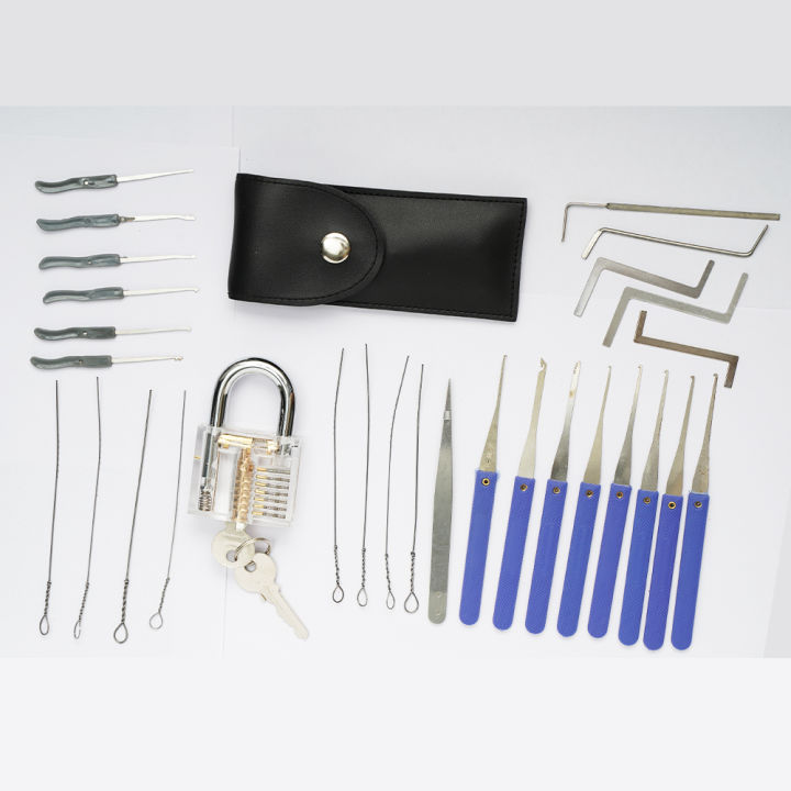 TSNEW Lock Pick Set Broken Key Remove Auto Locksmith Tools Key Extractor Lock Picks Hand Tools