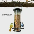 Multiple Holes Bird Feeder Automatic Foot Feeding Tool Pet Bird Feeder Outdoor Hanging Pet Food Dispenser for Flying Animals. 