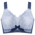 New Underwear Women Thin Adjustable Pair Breast Anti-sag 200 Pounds Large Size Gathering No Underwire Bra Big Chest Small D. 