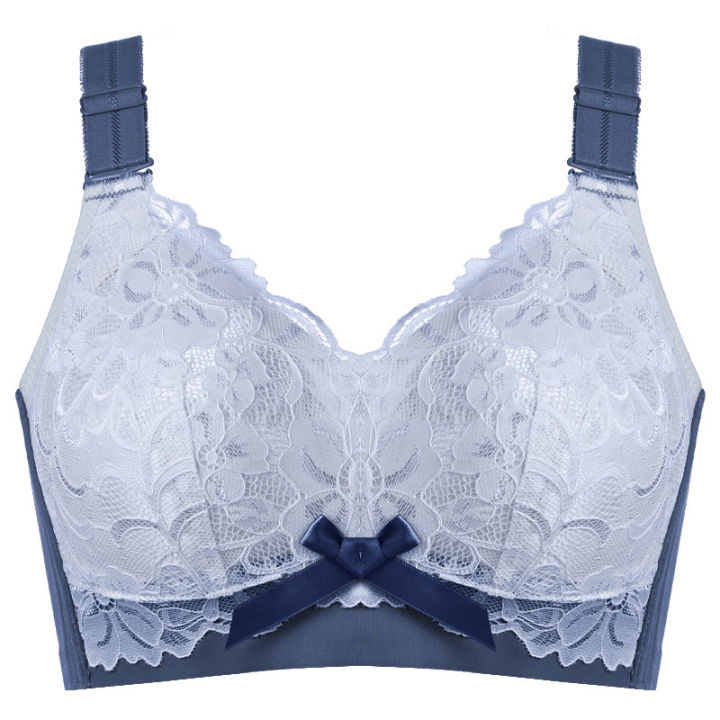 New%20Underwear%20Women%20Thin%20Adjustable%20Pair%20Breast%20Anti-sag%20200%20Pounds%20Large%20Size%20Gathering%20No%20Underwire%20Bra%20Big%20Chest%20Small%20D%20-%20Image%202