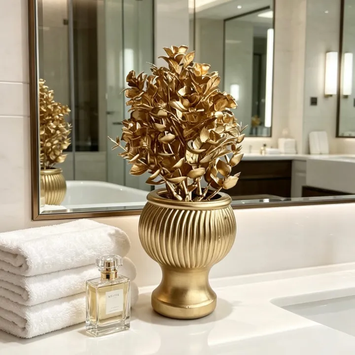 Luxury%20Golden%20Artificial%20Plant%20with%20Vertical%20Ribbed%20Chalice%20Pot%20-Elegant%20Miniature%20Golden%20Potted%20Shrub%20with%20Textured%20Goblet%20Vase%20for%20TV%20Console,%20Side%20Table,%20Luxury%20Room%20Decoration%20Accent%20-%20Image%202