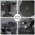 ZIFON YT1000 Electronic Pan Tilt Head Panoramic Motorized Tripod Pan Tilt Head with Speed Adjustment for Camera and Smartphone.