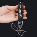 CHANGAN Logo Leather Strap Keychain For Bike And Cars Gift Item Key Ring Premium Quality. 