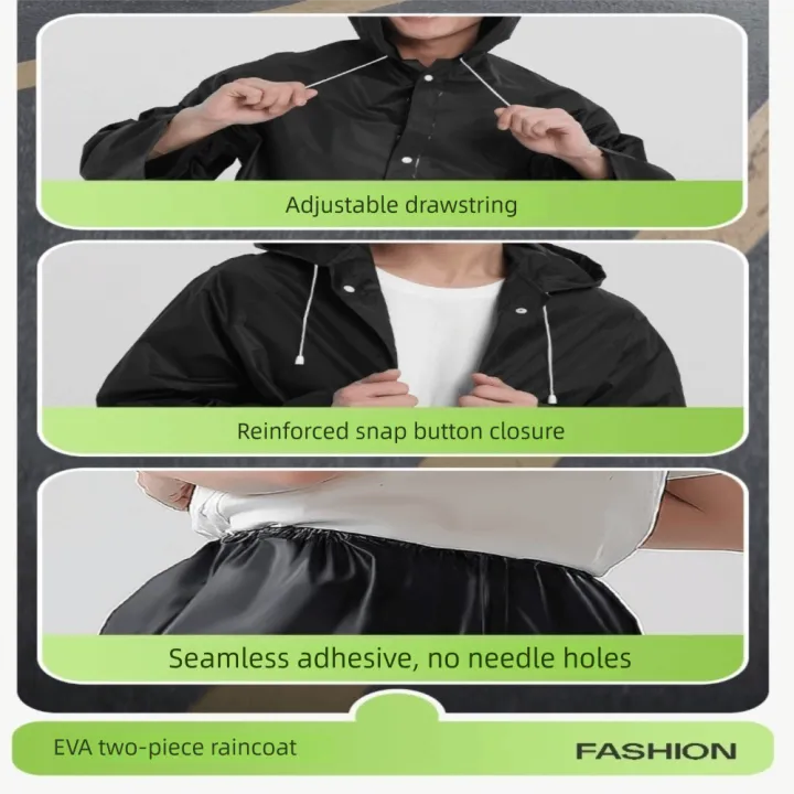 Raincoat%20And%20Rain%20Pants%20Set%20Full-Body%20Rainproof%20For%20Adults%20Electric%20Bicycle%20Riding%20Split%20Raincoat%20And%20Rain%20Cover%20-%20Image%205