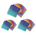 50 Multicolored Sheets Origami Paper / Color Gradient Origami Paper for Children And Adults / Square. 