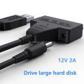 External SSD HDD Hard Drive CD-ROM OPTICAL DRIVE SATA 3 TO USB 3.0 CABLE With 12V 2A  Adapter FOR DESKTOP PC LAPTOP. 