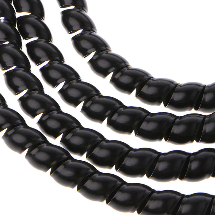 10mm/14mm Colorful Spiral Wire Organizer Wrap Tube Flame retardant Cable Sleeve 1m