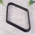 【M】Reusable 9-Ball Pool Rack, Durable Plastic Triangle Frame for Pool Table Ball Organization, Billiard Accessory for Black 8. 