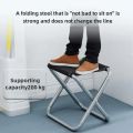 Small Folding Stool for Camping Travel Bench Stool Portable Outdoor Ultra Light Subway Train Picnic Fishing Chair Foldable. 